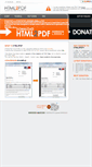 Mobile Screenshot of html2pdf.fr